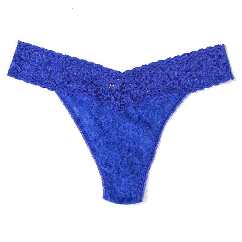 Signature Lace Original Rise Thong | Atlantis Blue Lace Dress Glamorous