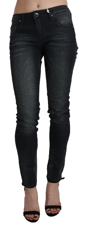 Chic Blue Washed Skinny Denim Jeans