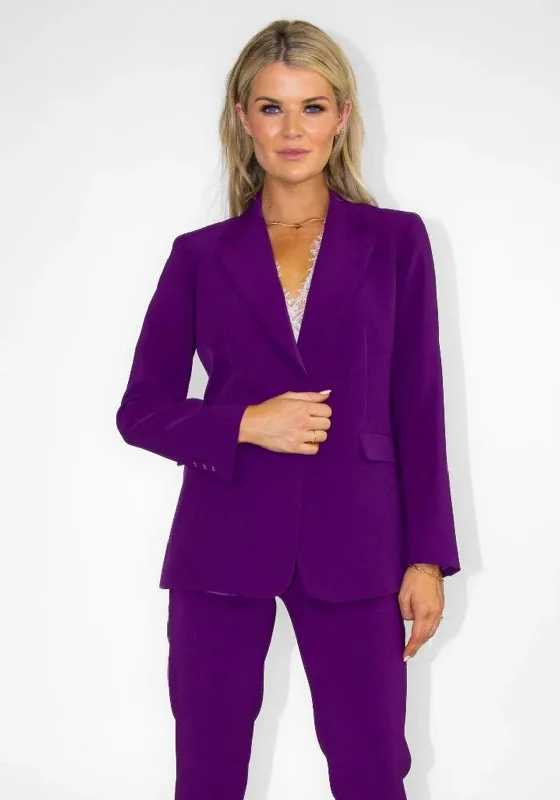 Kate & Pippa Sassari Blazer, Purple Women's camping jackets