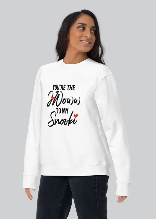 JWoww to my Snooki Crewneck Sweatshirt Casual Hoodie Style