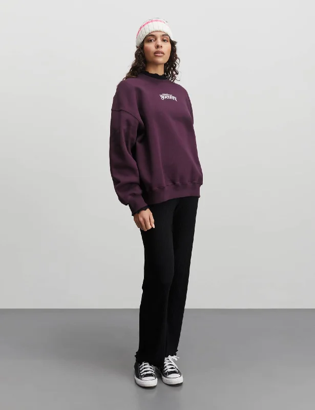 Organic Sweat Atli Sweatshirt, Plum Perfect Warm Sweatshirts for Women