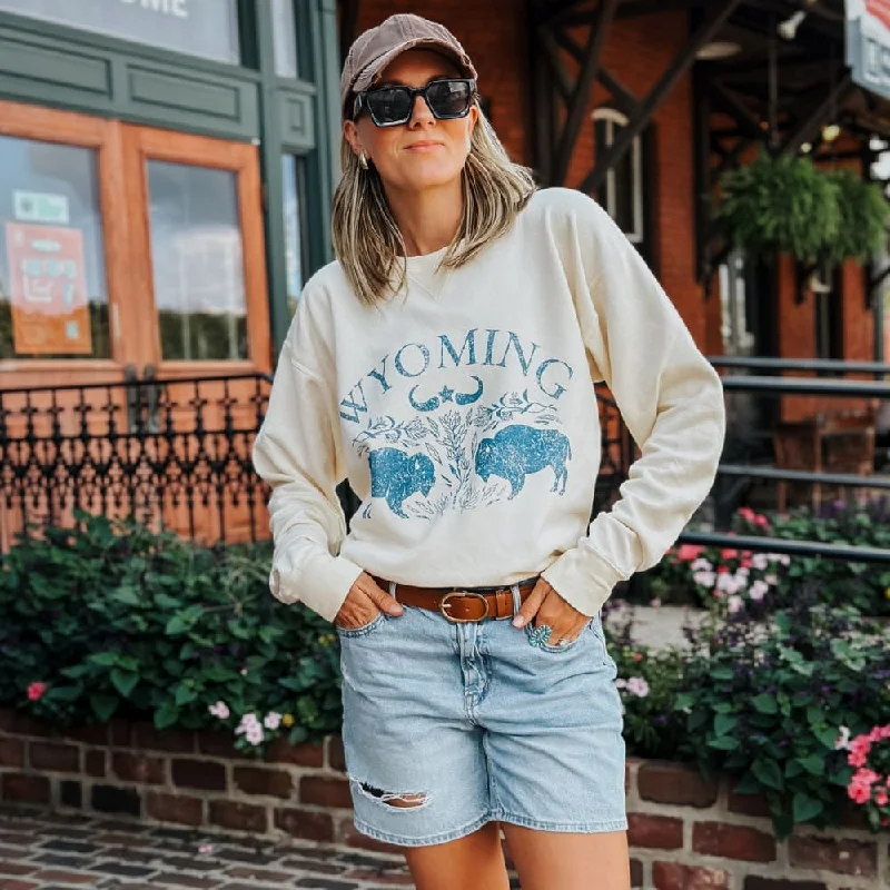 Wyoming Crewneck Hoodie Sweatshirt Trend