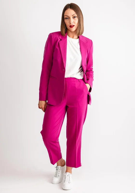 Kaffe Askura Blazer, Fuchsia Pink Women's lined jackets