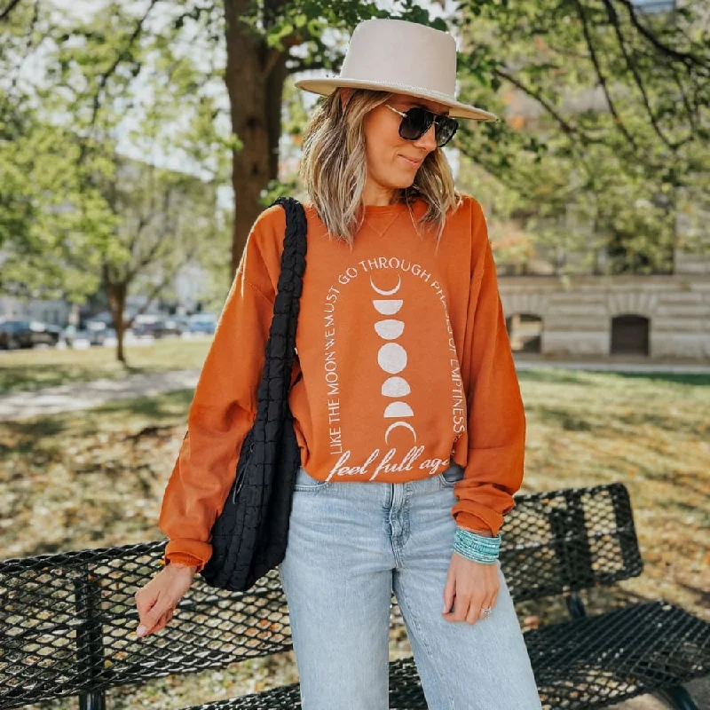 Phases of the Moon Crewneck Classic Women’s Sweatshirt