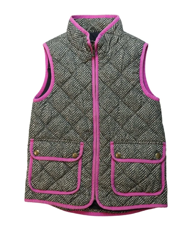 Crewcuts Quilted Vest 6T - 7Y Women's winter puffer jackets