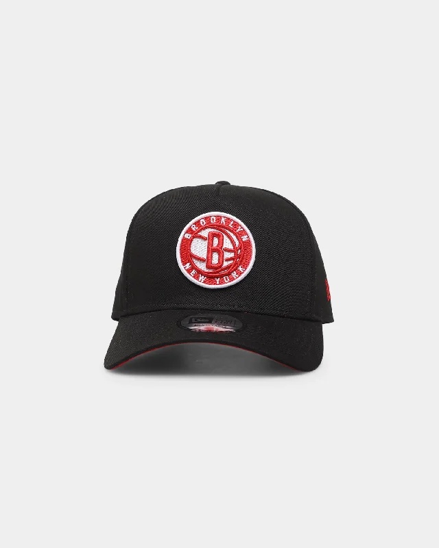 New Era Brooklyn Nets 9FORTY K-Frame Snapback Black/Scarlet