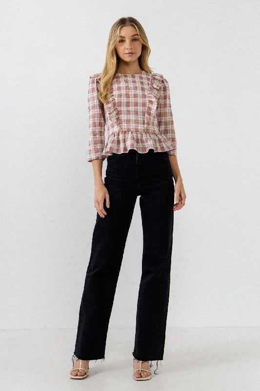 Plaid Blouse