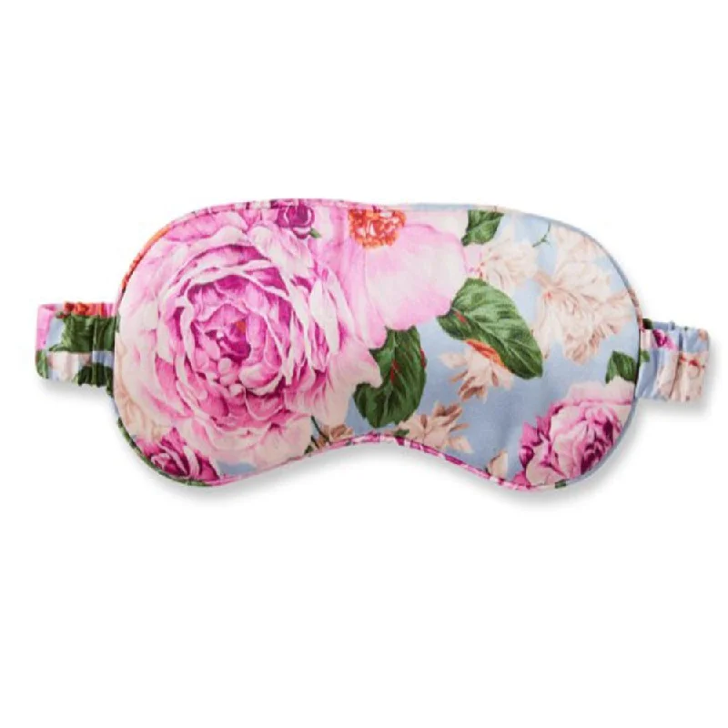 Peony Silk Eye Mask Jogger pajama sets