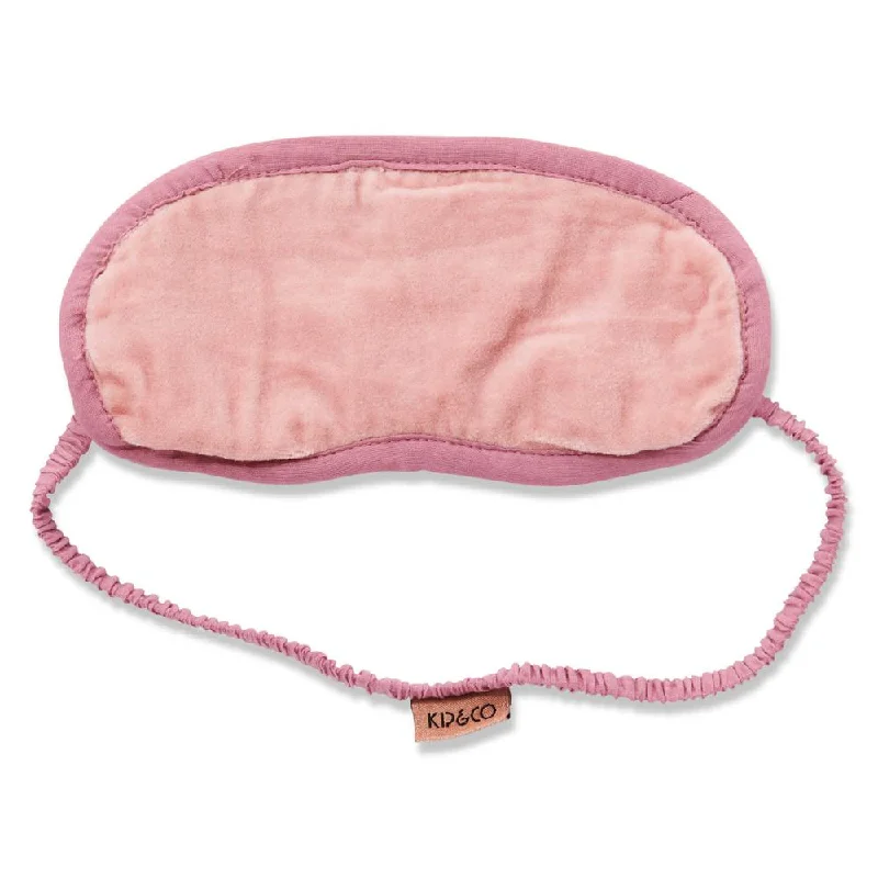 Shrimp Velvet Eye Mask Button-up pajama sets