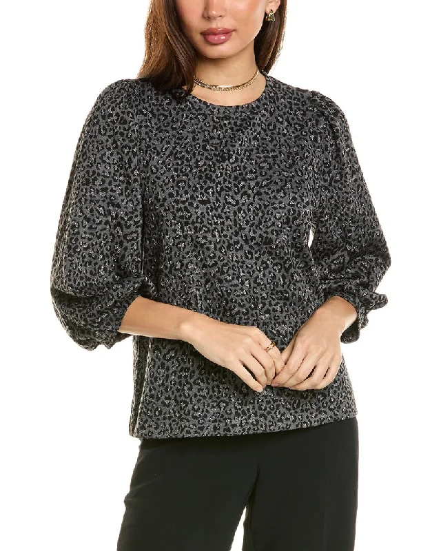 Anne Klein Balloon Pullover Travel-friendly sweaters