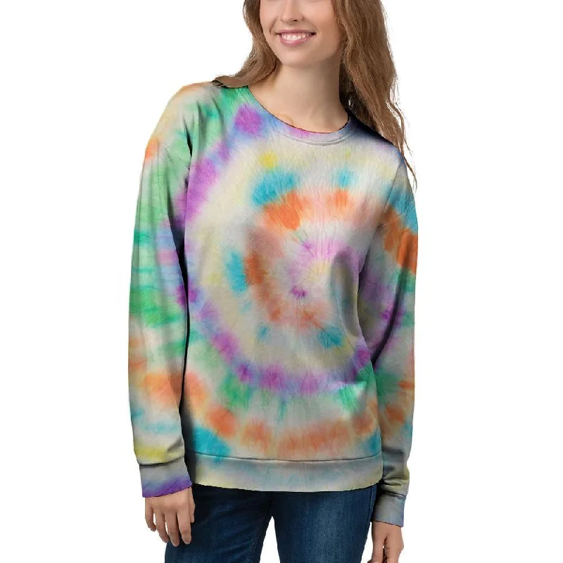 Hippie Tie Dye Women's Sweatshirt Vintage sweaters