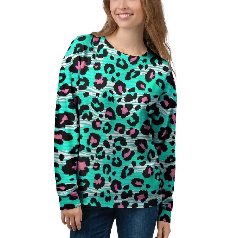 Leopard Zebra Print Women's Sweatshirt Budget-friendly sweaters