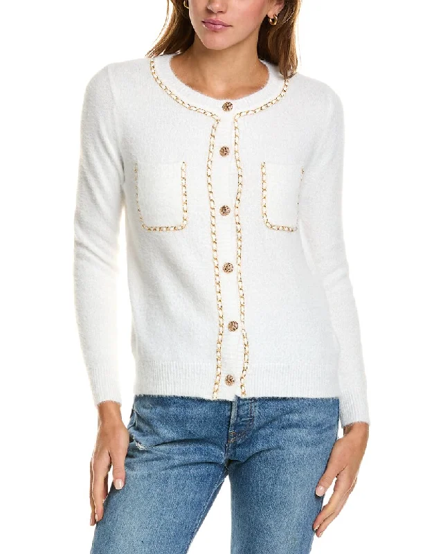 Nanette Nanette Lepore Chain Cardigan Date night sweaters