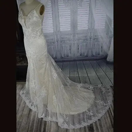 Madalyn Gown - Exquisite Fishtail Bridal Wear Simple Wedding Dress