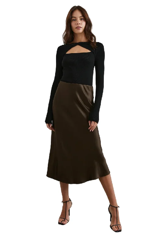 Anya Skirt - Dark Moss Preppy unclassified skirts