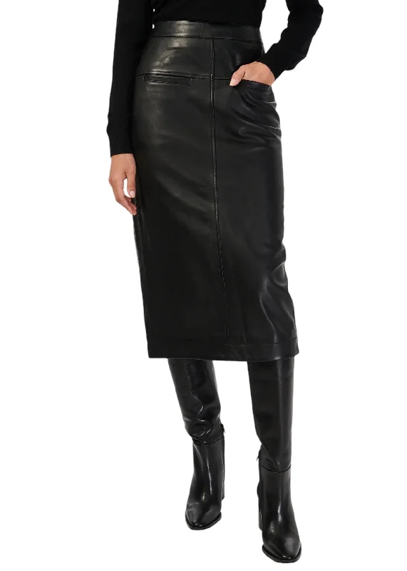 Inaya Skirt - Black Silk unclassified skirts