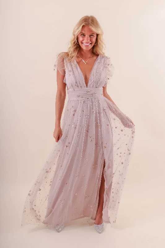 Ice Queen Maxi Dress-Dusty Blush Stretchy maxi dresses