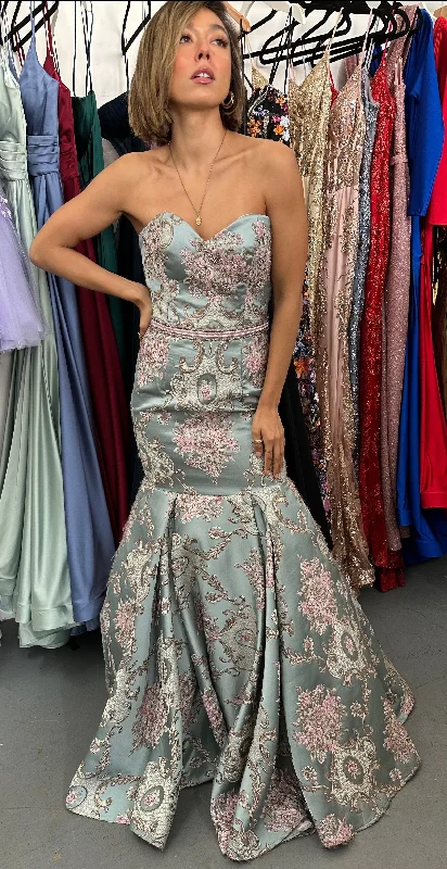 Long Strapless Prom Dress Sale Glamorous maxi dresses