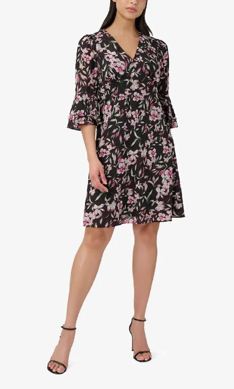 Adrianna Papell AP1D104622 - Floral Dress Best floral dresses for beach vacations