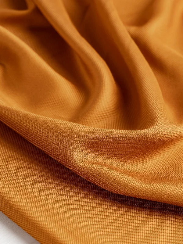 Drapey Dobby Textured Modal - Caramel Everyday wear unclassified dresses