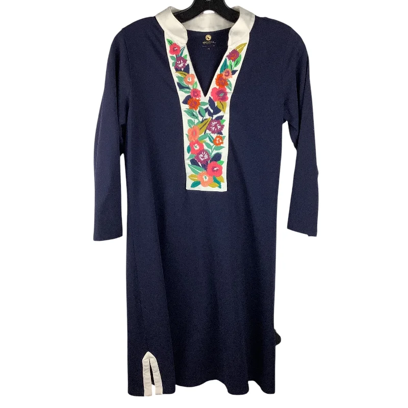 Dress Designer By Spartina In Navy, Size: M A-line unclassified dresses