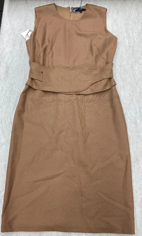 Dress Luxury Designer By Gucci In Tan, Size: L Club unclassified dresses