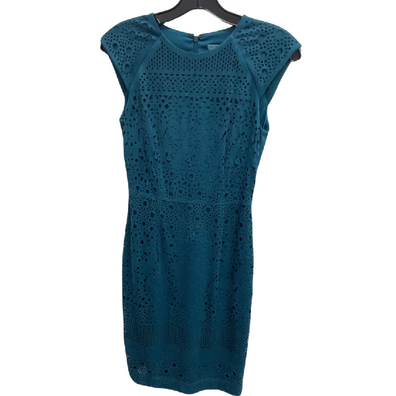 Dress Work By Antonio Melani In Teal, Size: Xs Casual chic unclassified dresses