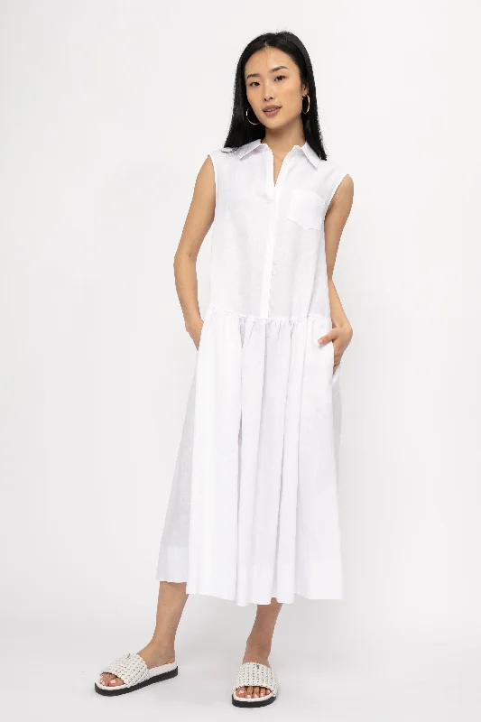 Getto Dress in White Casual unclassified dresses