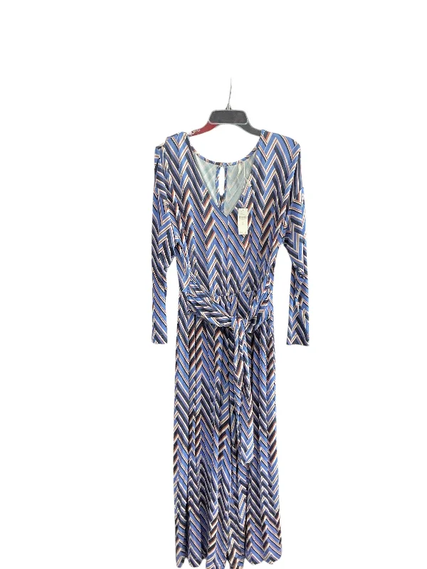 Jumpsuit By Anthropologie In Blue, Size: M Vacation unclassified dresses