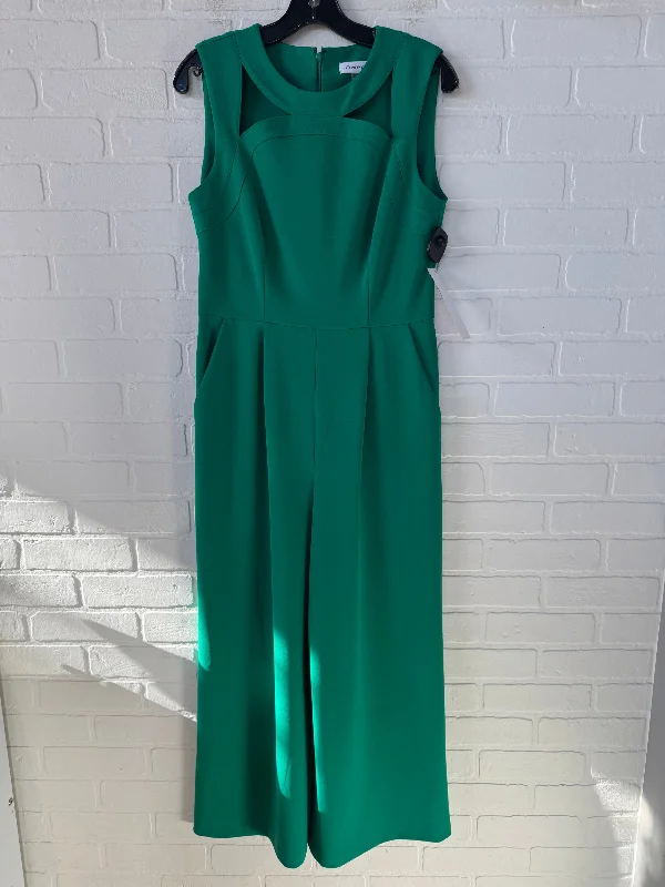 Jumpsuit By Calvin Klein In Green, Size: M Women's unclassified dresses