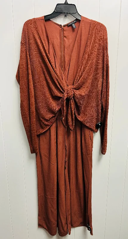 Jumpsuit By Eileen Fisher In Brown, Size: M Corset unclassified dresses