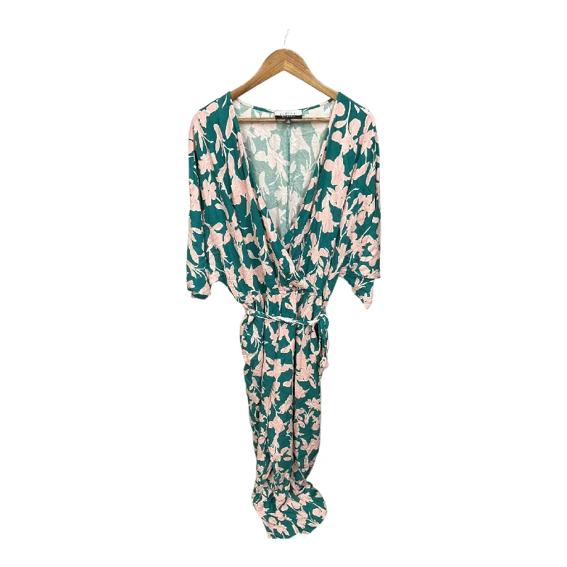 Jumpsuit By Eloquii In Green & Pink, Size: 2x Beach unclassified dresses