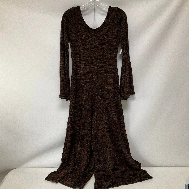 Jumpsuit By Free People In Brown, Size: S Office unclassified dresses