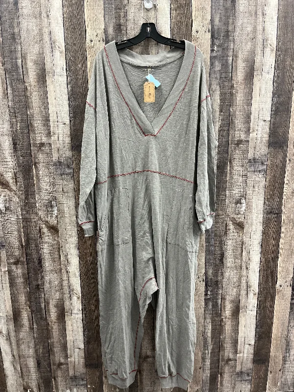 Jumpsuit By Natural Life In Taupe, Size: Xl Neutral tone unclassified dresses