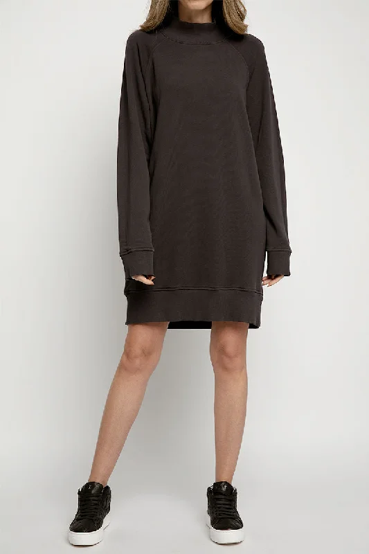 Mock Neck Dress in Dusk Petite unclassified dresses