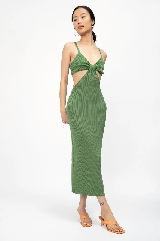 Serita Knit Dress in Basil Knitted unclassified dresses