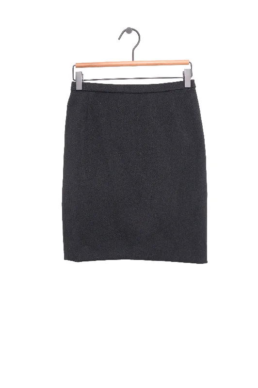 Black Wool Mini Skirt USA Comfortable Mini Skirt