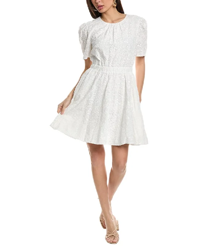 Jason Wu Eyelet Mini Dress Mini Skirt with Belt