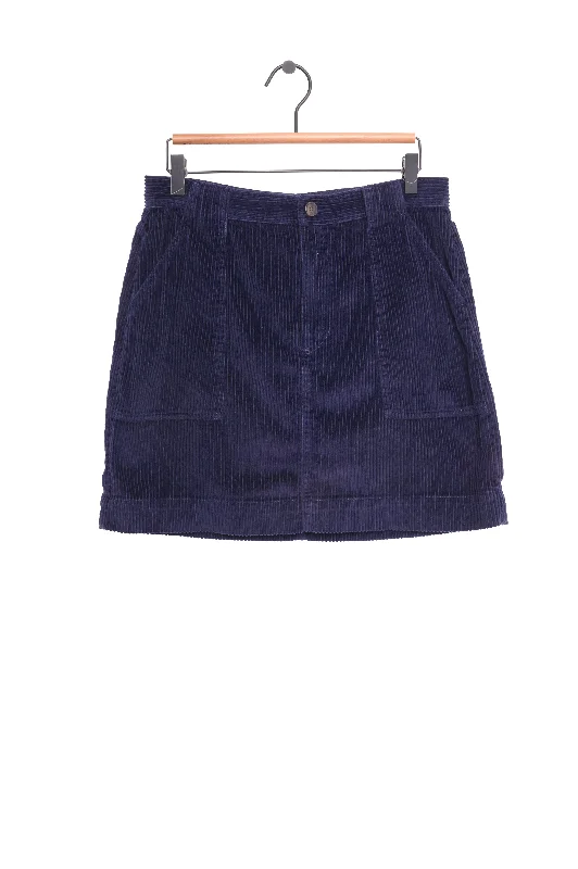 Navy Gap Corduroy Mini Skirt Casual Mini Skirt